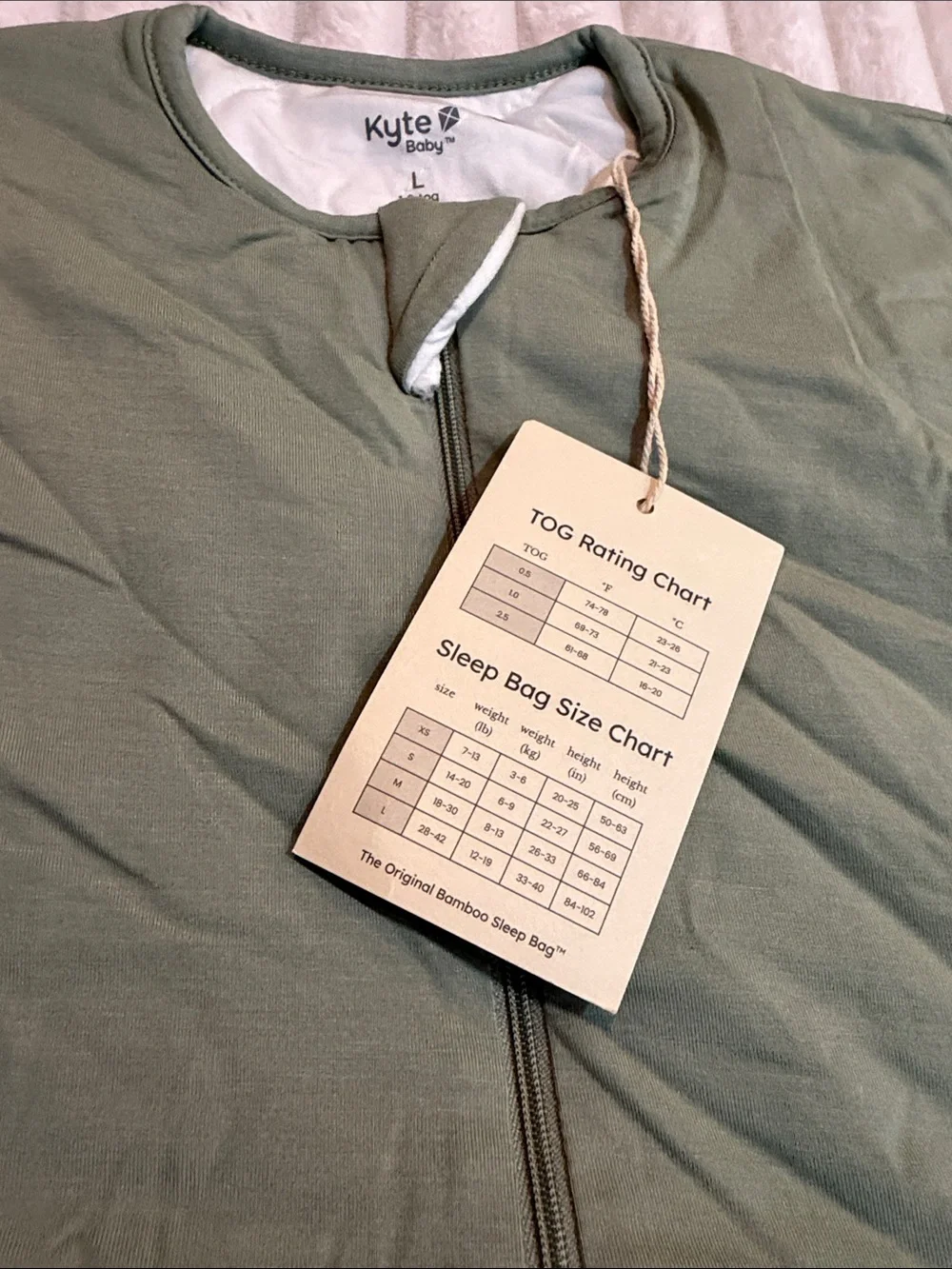 Sleep Bag Walker in Sage 1.0 Tog - Green - L